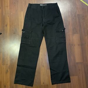 Y2K SOUTHPOLE CARGO PANTS  BLACK SKATER SIZE 32X31